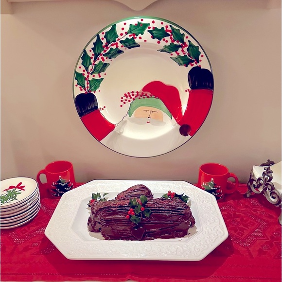 Vietri Old St Nick giant wall plate or platter *Rare one of a kind - Picture 8 of 8